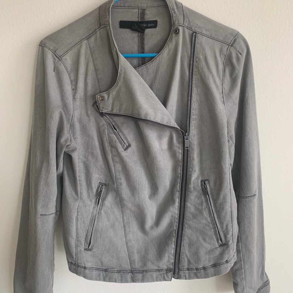 Calvin Klein Asymmetrical Biker Jacket